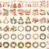 Scandinavian Christmas Watercolor Clipart Bundle - 415+ transparent PNG, Nordic festive art, holiday images, Commercial use,Digital download