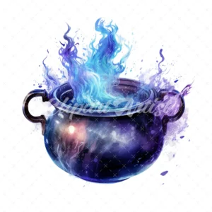 28 High-Quality Wizard Cauldrons Clipart - Wizard cauldrons digital watercolor JPG instant download for commercial use - Digital download