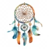 20 High-Quality Dreamcatcher Clipart - Dreamcatcher digital watercolor JPG instant download for commercial use - Digital download