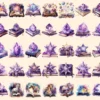 Magical Books Watercolor Clipart Bundle - 310+ transparent PNG, PNG of galaxy book, Mystical stellar images Commercial use, Digital download