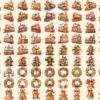Gingerbread Cookies Watercolor Clipart Bundle - 675+ transparent PNG, Xmas cookies png, Festive baking png, Commercial use, Digital download