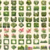 Bushes Watercolor Clipart Bundle - 625+ transparent PNG, Vibrant garden shrub graphics, Lush foliage png, Commercial use, Digital download