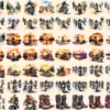 Bikers Watercolor Clipart Bundle - 480+ transparent PNG, Road warrior enthusiast illustrations, Motorbike, Commercial use, Digital download