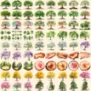 Trees Watercolor Clipart Bundle - 738+ transparent PNG, Scenic tree and landscape graphics, Green nature, Commercial use, Digital download