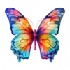 25 High-Quality Colorful Butterfly Clipart - Butterfly digital watercolor JPG instant download for commercial use - Digital download