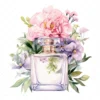 18 High-Quality Floral Perfume Bottle - Floral perfume digital JPG instant download for commercial use - Digital download