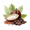 20 High-Quality Sacred Cacao Clipart - Sacred cacao digital watercolor JPG instant download for commercial use - Digital download