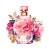 18 High-Quality Floral Perfume Bottle - Floral perfume digital JPG instant download for commercial use - Digital download