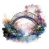 20 High-Quality Celestial Bridges Clipart - Celestial bridges digital watercolor JPG instant download for commercial use - Digital download