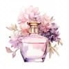 18 High-Quality Floral Perfume Bottle - Floral perfume digital JPG instant download for commercial use - Digital download