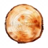 20 High-Quality Wooden Slices Clipart - Wooden slices digital JPG instant download for commercial use - Digital download