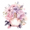 18 High-Quality Floral Perfume Bottle - Floral perfume digital JPG instant download for commercial use - Digital download