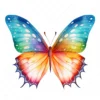 25 High-Quality Colorful Butterfly Clipart - Butterfly digital watercolor JPG instant download for commercial use - Digital download