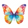 25 High-Quality Colorful Butterfly Clipart - Butterfly digital watercolor JPG instant download for commercial use - Digital download