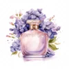 18 High-Quality Floral Perfume Bottle - Floral perfume digital JPG instant download for commercial use - Digital download