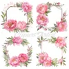 16 High-Quality Peony Flowers Clipart - Pink peony digital watercolor JPG instant download for commercial use - Digital download