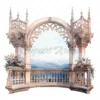 14 High-Quality Royal Castle Clipart - Royal castle watercolor digital JPG instant download for commercial use - Digital download