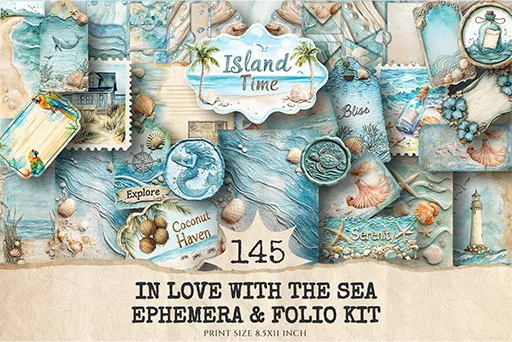 ClipartArtist Junk Journal Kit