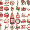 Santa’s Lapland Watercolor Clipart Set - 275+ transparent PNG, christmas graphics, holiday festive png, Commercial use, Digital download