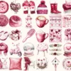 Romance in Winter Watercolor Clipart Set - 266+ transparent PNG, Winter love graphics, Romantic heart art, Commercial use, Digital download