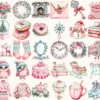 Whimsy Christmas Watercolor Clipart Set - 272+ transparent PNG, Holiday festive illustrations, Xmas png, Commercial use, Digital download