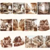 Chocolate Heaven Watercolor Clipart Set - 125+ transparent PNG, Cozy fall treats graphics, Cocoa clipart, Pastry png, Digital download