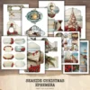 Seaside Christmas Junk Journal Ephemera & Folio Kit - Festive Beach Journal, Holiday Digital Ephemera, Junk Journal Kit, Digital download