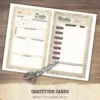 Gratitude Cards - Planner, Journal Printable, Craft kits, Vintage Junk Journal, Gratitude Diary, Daily Gratitude, Digital download