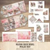 Blush Chic Noel Junk Journal Pages & Papers - Pink Christmas, Vintage Xmas Background, Pastel Holiday, Journal Kit, Digital download