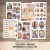 Rapunzel Dreams Ephemera & Folio Kit – Rapunzel, Princess, Victorian Printables, Fantasy, Dragon Art, Magical Tags, kits, Digital Download