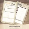 Gratitude Cards - Planner, Journal Printable, Craft kits, Vintage Junk Journal, Gratitude Diary, Daily Gratitude, Digital download
