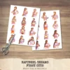 Rapunzel Dreams Clipart Set – Whimsical Illustrations, Fantasy cottagecore graphics, Fairytale art, Commercial use, Digital download