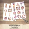 Rapunzel Dreams Clipart Set – Whimsical Illustrations, Fantasy cottagecore graphics, Fairytale art, Commercial use, Digital download