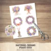 Rapunzel Dreams Floral Arrangements, Lilacs Floral PNG, Fantasy Bouquet, Magical Decor, Ornaments, Flower Art, Digital download