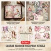 Cherry Blossom Whispers Mega Bundle – Junk Journal Pages, Ephemera, Kit, Soft Spring Floral Art, Sakura Graphics, Botanical, Digital Download