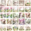 Cherry Blossom Whispers Clipart Set – Japanese Sakura Illustrations, Springtime Graphics, Pink Floral, Floral Women, Digital download
