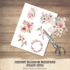 Cherry Blossom Whispers Floral Arrangements, Sakura Floral PNG, Pink Floral Bouquet, Flower Art, Spring Decor, Ornaments, Digital download