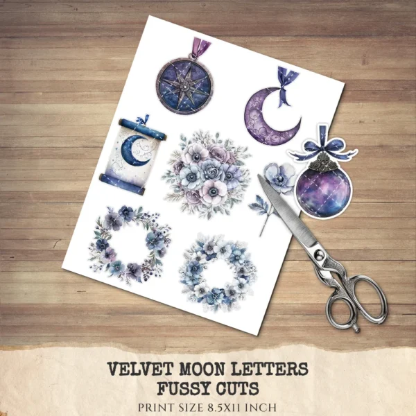 Velvet Moon Letters Floral Arrangements, Anemone Floral PNG, Anemone Bouquet, Magical Flowers, Ornaments, Flower Art, Digital download