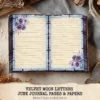 junk journal kit,junk journal pages,digital papers,junk journal paper,journaling supplies,digital junk journal,printable papers,fantasy journal,calestial journal,astronomy printables,mystical printables,watercolor crescent,digital astrology
