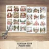 Gingham Glow Clipart Set – Plaid Holiday Illustrations, Festive Floral Graphics, Cozy Winter Christmas, Santa PNG, Digital download