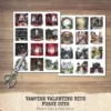 Vampire Valentine Bite Clipart Set – Dark Romance Illustrations, Gothic Haunted Graphics, Victorian, Florals, Academia PNG, Digital download