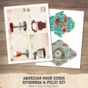 American Neon Diner Ephemera & Folio Kit – 1950s, Fast Food, Retro Restaurant Printables, Waitress Scrapbook, Tags, kits, Digital Download