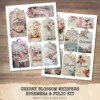 Cherry Blossom Whispers Ephemera & Folio Kit – Sakura, Soft Spring Floral Printables, Romantic Botanical, Pink Floral, Kit, Digital Download