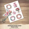 American Neon Diner Floral Arrangements, Carnation Floral PNG, Carnation Bouquet, Flowers, Decor, Ornaments, Flower Art, Digital download