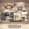 Cottage Ember Tales Junk Journal Pages & Papers – Cozy Winter Printable, Book Lover Scrapbook, Vintage, Florals,Cottagecore,Digital Download