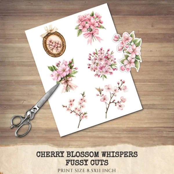 Cherry Blossom Whispers Floral Arrangements, Sakura Floral PNG, Pink Floral Bouquet, Flower Art, Spring Decor, Ornaments, Digital download