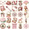 Gingham Glow Clipart Set – Plaid Holiday Illustrations, Festive Floral Graphics, Cozy Winter Christmas, Santa PNG, Digital download