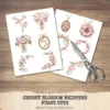 Cherry Blossom Whispers Floral Arrangements, Sakura Floral PNG, Pink Floral Bouquet, Flower Art, Spring Decor, Ornaments, Digital download