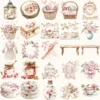 Cherry Blossom Whispers Clipart Set – Japanese Sakura Illustrations, Springtime Graphics, Pink Floral, Floral Women, Digital download