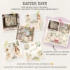 Easter Dawn Mega Bundle – Faith Based Easter Printables, Ephemera, Christian Spring, Journal, PNG Clipart, Seamless Pattern,Digital Download